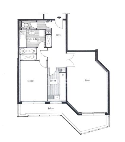 A louer - Appartement 2 pièces meublées secteur Pontaillac (Vaux sur Mer)