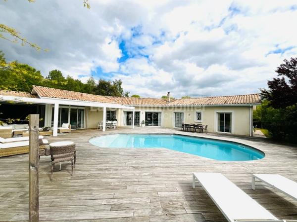 BOULIAC VILLA T6 235M² PLAIN-PIED, PISCINE, GARAGE