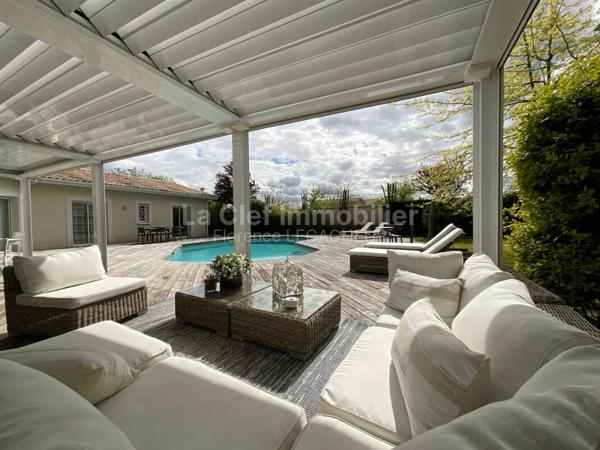 BOULIAC VILLA T6 235M² PLAIN-PIED, PISCINE, GARAGE