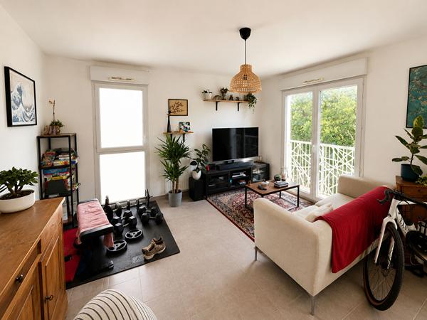 Appartement T3 de 68 m² avec locataire en place Quartier recherché de la Chézine à Saint-Herblain