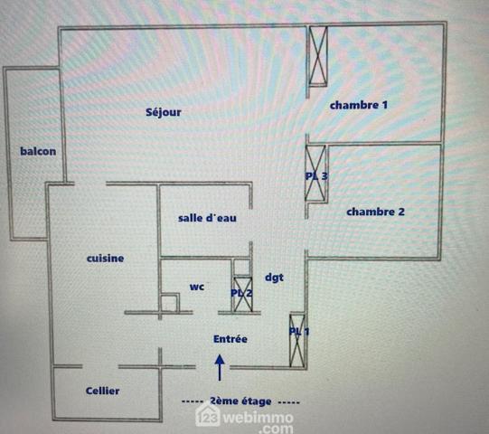 Appartement 66 m² à Nanterre 92000