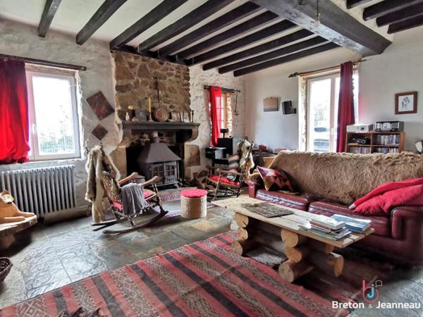Maison sur 2,5ha à Vimartin sur Orthe
