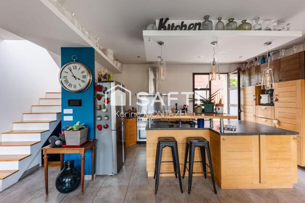 Maison d'Architecte récente 2007, proche du métro