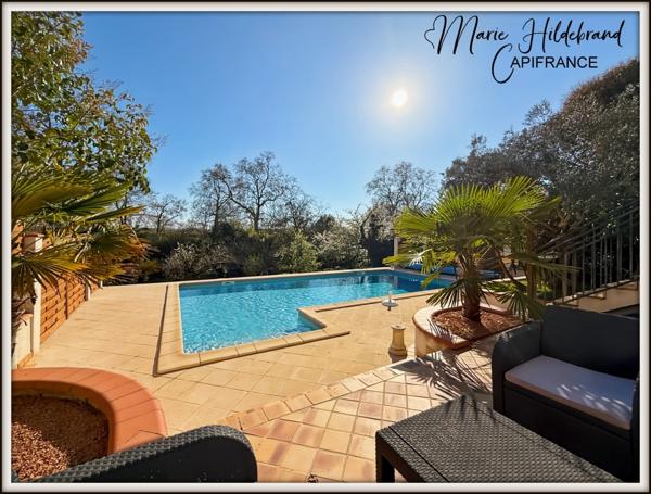 Maison 185m² rénovée + jardin de 1000m² + T2 indépendant + piscine – Valence-d’Agen