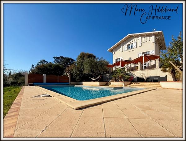 Maison 185m² rénovée + jardin de 1000m² + T2 indépendant + piscine – Valence-d’Agen