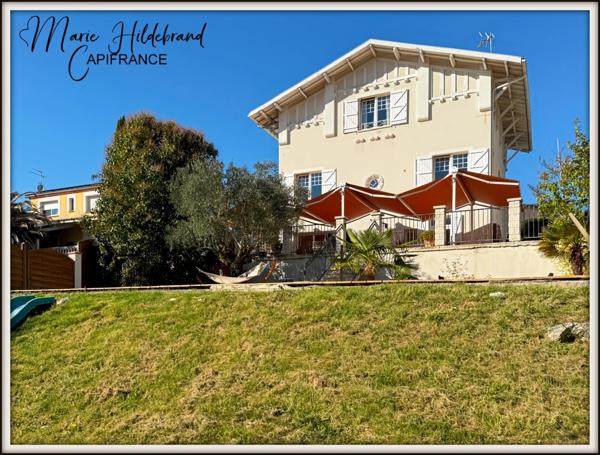 Maison 185m² rénovée + jardin de 1000m² + T2 indépendant + piscine – Valence-d’Agen