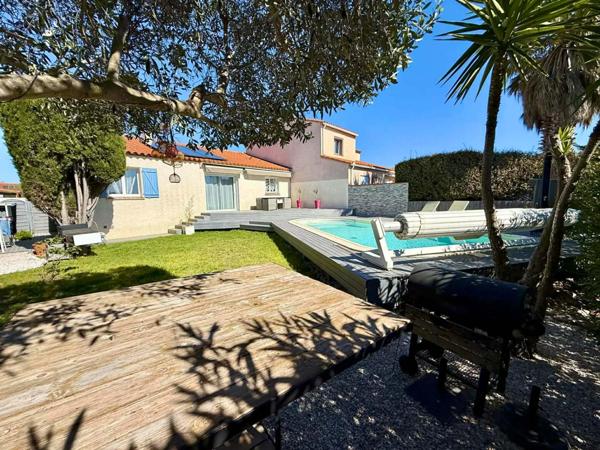 Belle villa T5 piscine de 100m² sur parcelle de 493 à Saleilles