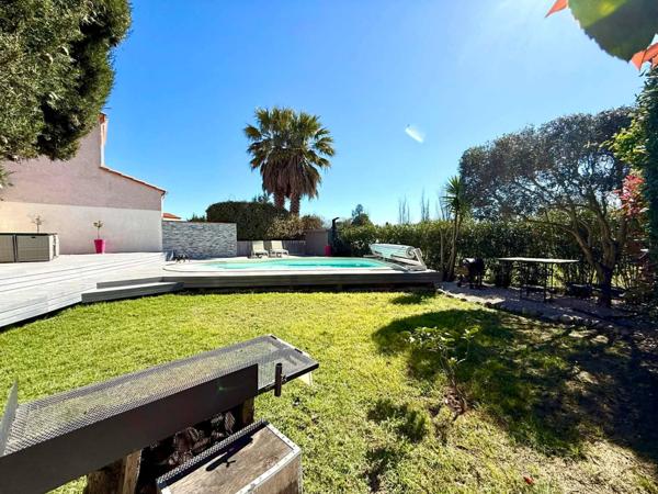 Belle villa T5 piscine de 100m² sur parcelle de 493 à Saleilles