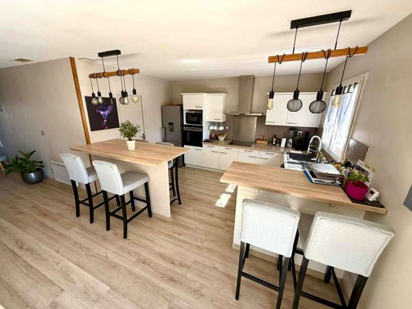Belle villa T5 piscine de 100m² sur parcelle de 493 à Saleilles