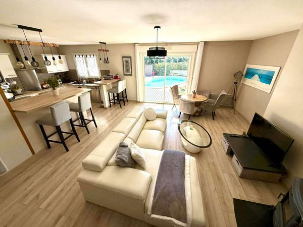 Belle villa T5 piscine de 100m² sur parcelle de 493 à Saleilles