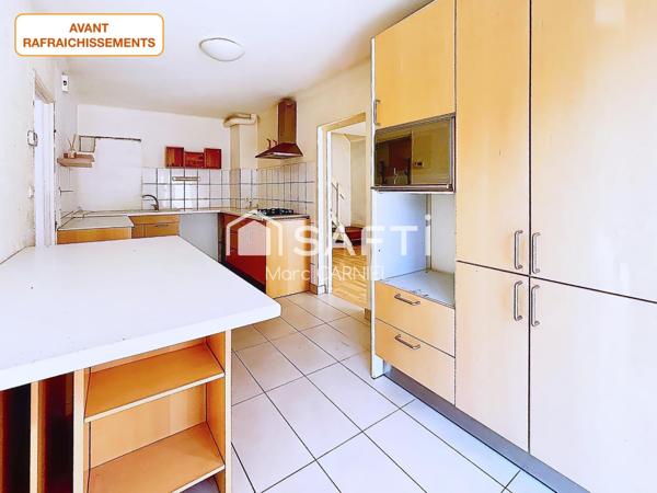 Maison 100m2 au calme, 3 chambres, terrasse, garage