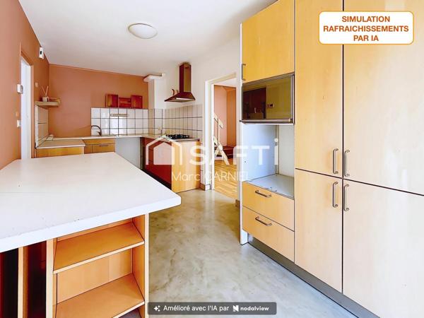 Maison 100m2 au calme, 3 chambres, terrasse, garage