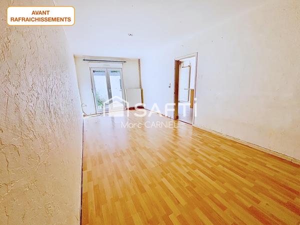 Maison 100m2 au calme, 3 chambres, terrasse, garage