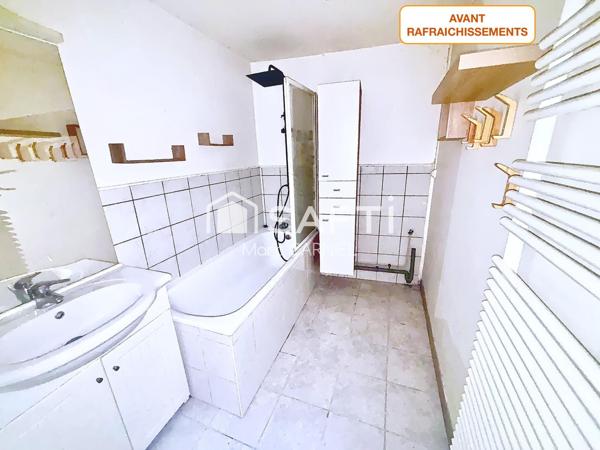 Maison 100m2 au calme, 3 chambres, terrasse, garage