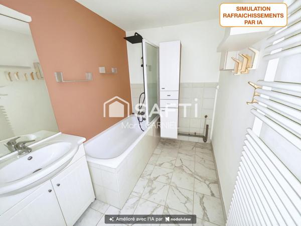 Maison 100m2 au calme, 3 chambres, terrasse, garage