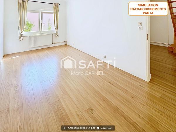 Maison 100m2 au calme, 3 chambres, terrasse, garage