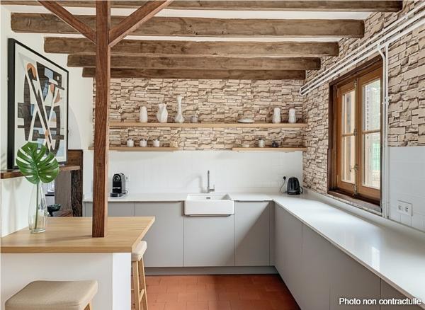 À vendre - Maison mitoyenne 1 côté, 5 pièces située à Souvigné (37330)