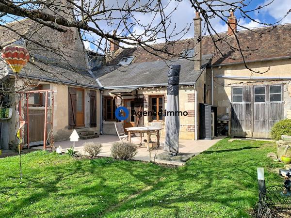 À vendre - Maison mitoyenne 1 côté, 5 pièces située à Souvigné (37330)