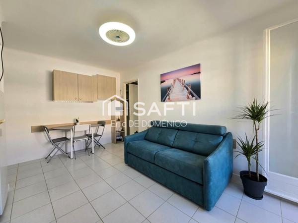 Appartement entièrement rénové vendu meublé