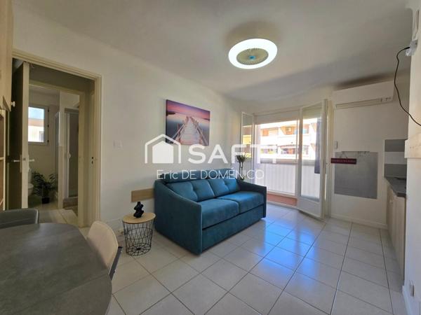 Appartement entièrement rénové vendu meublé