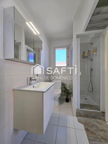 Appartement entièrement rénové vendu meublé