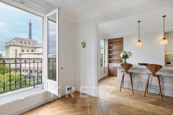 Appartement d'exception avec vue sur les monuments de Paris
