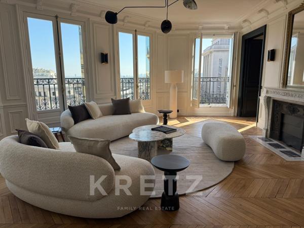 Appartement d'exception avec vue sur les monuments de Paris