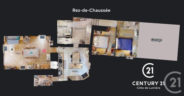 Maison à vendre  6 pièces - 117 m2 ANGLES - 85