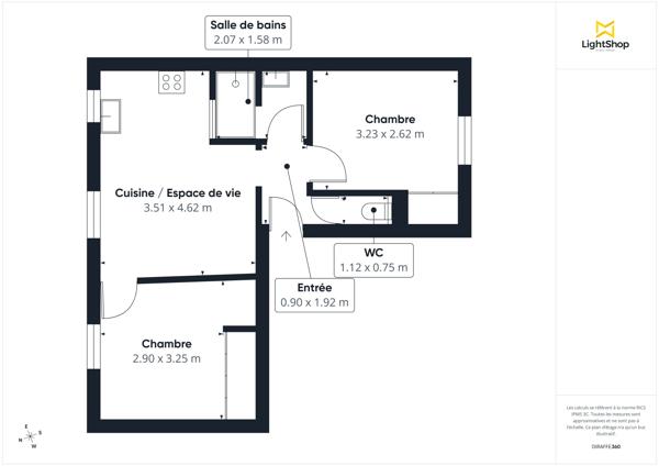 Appartement 3 pièces - 41 m² - Rénové - Rue Maurice Berteaux, Colombes