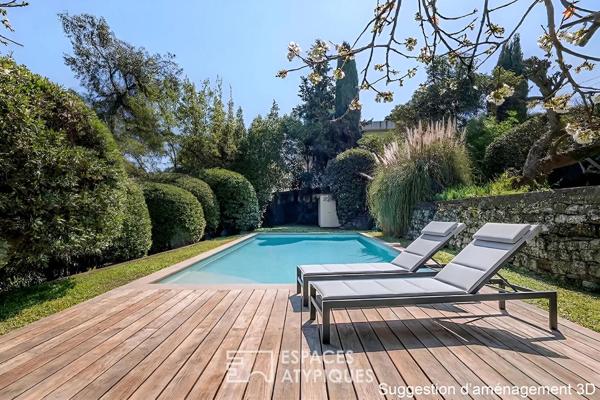 Entre roche et soleil : demeure d’exception sur les Hauteurs de Cannes