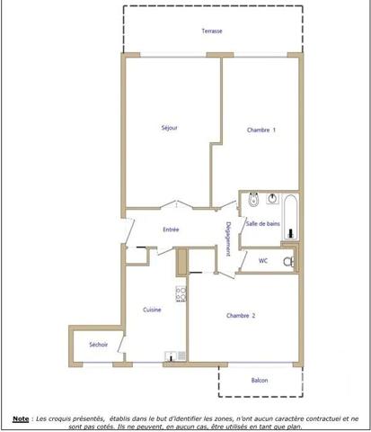 Appartement F3 à vendre  3 pièces - 72,01 m 2   NICE  - 06