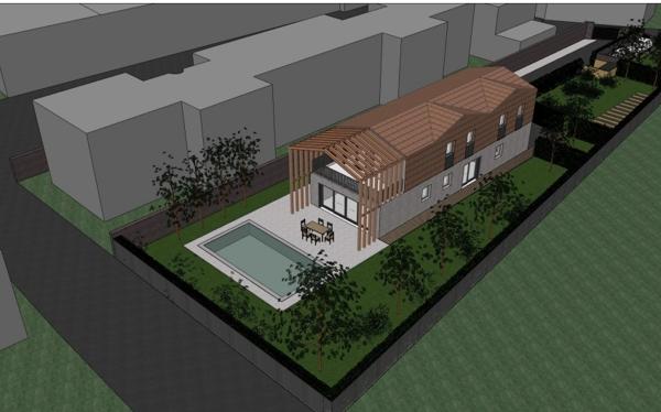 Terrain Amberieu En Bugey 970 m2, 4 habitations possibles, proche centre ville