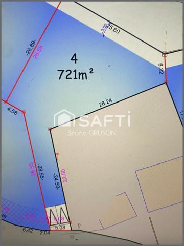 Différentes parcelles à construire
