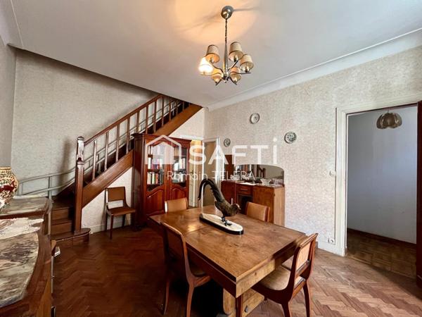 Nansouty - Saint-Michel : Maison de 125 m² à rénover entièrement, avec grand jardin de 90 m²