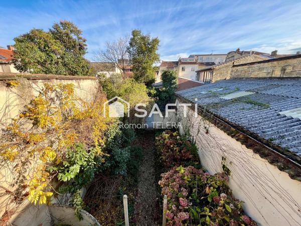 Nansouty - Saint-Michel : Maison de 125 m² à rénover entièrement, avec grand jardin de 90 m²