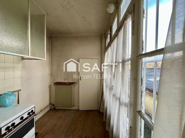 Nansouty - Saint-Michel : Maison de 125 m² à rénover entièrement, avec grand jardin de 90 m²