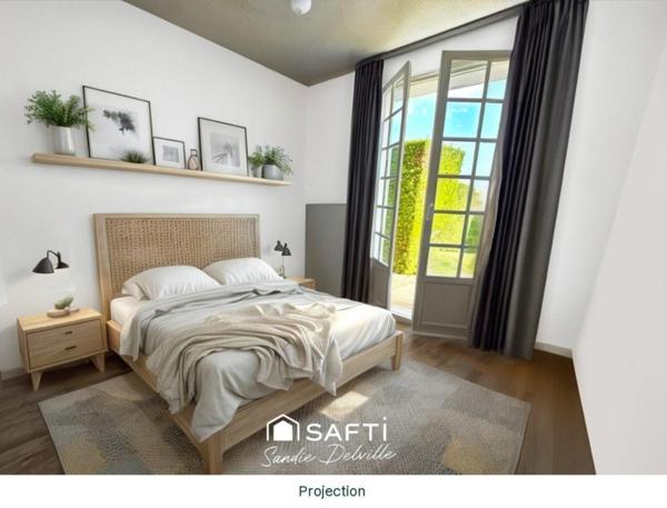 Pavillon 195m²- 5 chambres- 1700m²- sous-sol