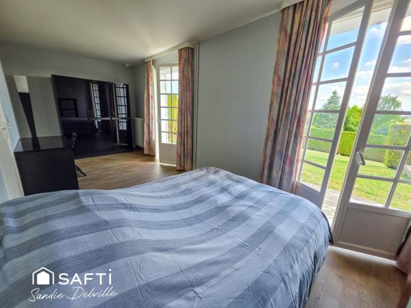 Pavillon 195m²- 5 chambres- 1700m²- sous-sol