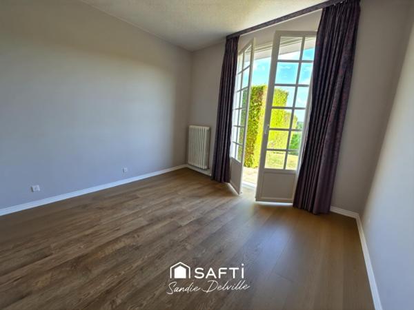 Pavillon 195m²- 5 chambres- 1700m²- sous-sol