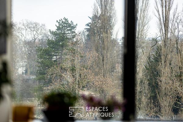 Appartement traversant dans un immeuble emblématique