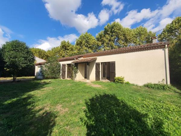 Maison de plain-pied - Jardin, garage et fort potentiel