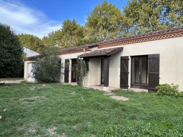 Maison de plain-pied - Jardin, garage et fort potentiel