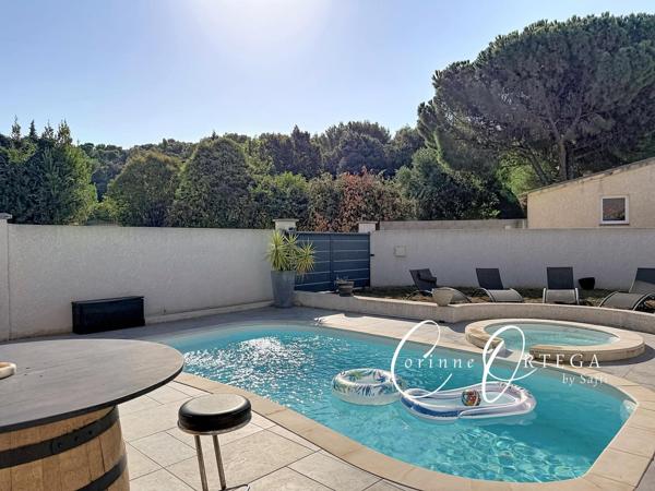 Villa Plain pied - 4 chambres - Piscine et Grand garage
