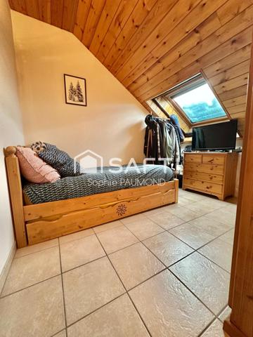 T2 en duplex, vue panoramique sur les pistes de ski