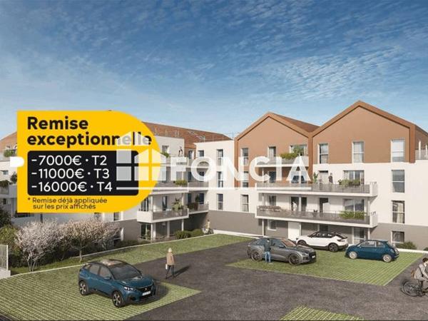 À vendre Appartement 3 pièces 66.5 m² - Roanne 42300