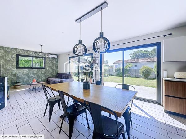 Maison T4,  trois chambres et un bureau à cinq minutes de Montauban