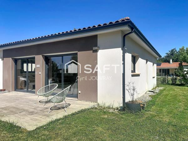 Maison T4,  trois chambres et un bureau à cinq minutes de Montauban