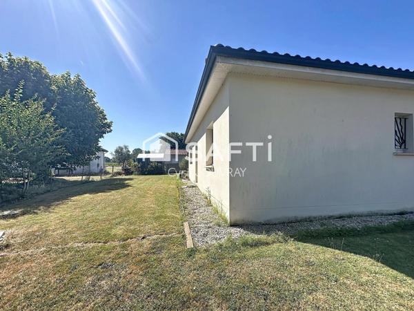 Maison T4,  trois chambres et un bureau à cinq minutes de Montauban
