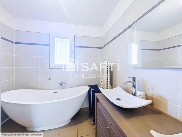 Maison T4,  trois chambres et un bureau à cinq minutes de Montauban