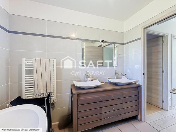 Maison T4,  trois chambres et un bureau à cinq minutes de Montauban